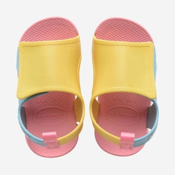 Havaianas Kids Sandals - Yellow, Blue, Pink - Picture 2 of 9